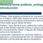 Diferencia entre introducción y prefacio