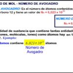 Diferencia entre la constante de Avogadro y el número de Avogadro