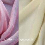 Diferencia entre la gasa y la georgette