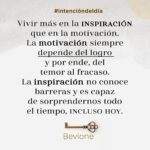 Diferencia entre motivación e inspiración