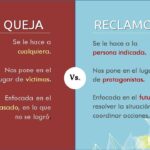 Diferencia entre queja y reclamo