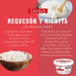 Diferencia entre requesón y ricotta