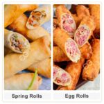 Diferencia entre un rollo de huevo y un rollo de primavera