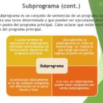 Diferencia entre un subprograma y una aplicación