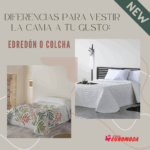Diferencia entre una colcha y un edredón