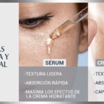 Diferencia entre una crema facial y un suero