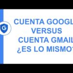 Diferencia entre una cuenta de Google y una cuenta de Gmail