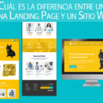 Diferencia entre una página de destino y una página de inicio