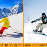 Diferencia entre el snowboard y el esquí