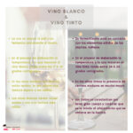 Diferencia entre el vino tinto y el blanco