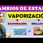 Diferencia entre evaporación y vaporización