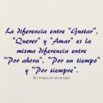 Diferencia entre gustar y amar