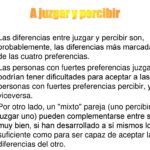 Diferencia entre juzgar y percibir