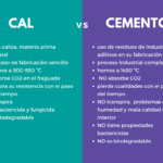 Diferencia entre la cal viva y la cal hidratada
