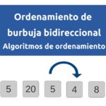 Diferencia entre la ordenación de burbuja y la ordenación por inserción