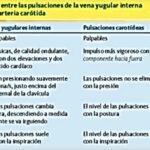Diferencia entre la pulsación carotídea y la yugular