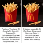 Diferencia entre las patatas fritas y las papas fritas
