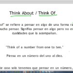 Diferencia entre Of y About