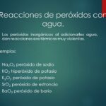 Diferencia entre óxidos peróxidos y superóxidos