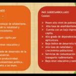 Diferencia entre países desarrollados países en desarrollo y países subdesarrollados