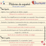 Diferencia entre parte con y parte desde