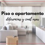 Diferencia entre piso y apartamento