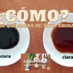 Diferencia entre salsa de soja clara y oscura