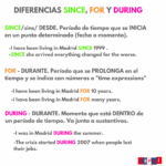 Diferencia entre Since y For