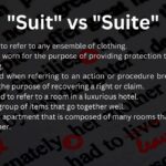 Diferencia entre Suit y Suite