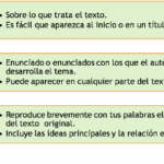 Diferencia entre tema e idea principal