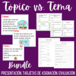 Diferencia entre tema y tópico