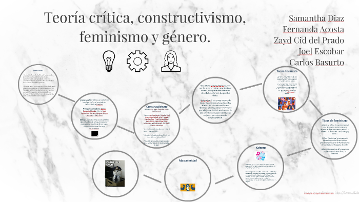 Diferencia entre teoría crítica y constructivismo