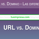 Diferencia entre URL y nombre de dominio