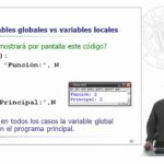 Diferencia entre variable local y global
