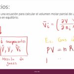 Diferencia entre volumen molar y volumen molar parcial
