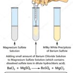 ¿Qué es la prueba para los iones sulfato?