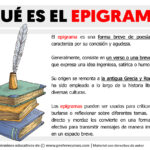 ¿Qué es un epigrama?