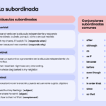 ¿Qué es una cláusula subordinada?