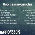 ¿Qué palabras usar con mayúscula en un título?