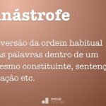 ¿Qué significa anástrofe?