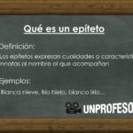 ¿Qué significa epíteto?
