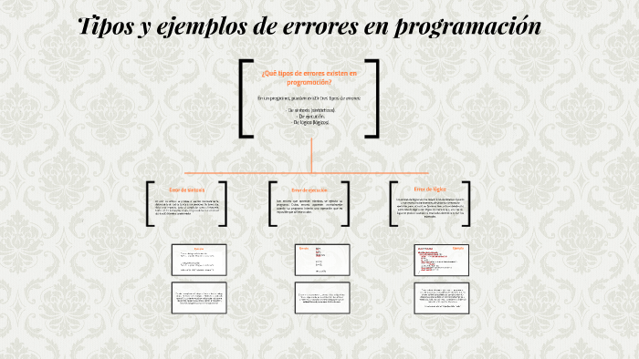 Diferencia entre un error de tiempo de ejecución y un error lógico